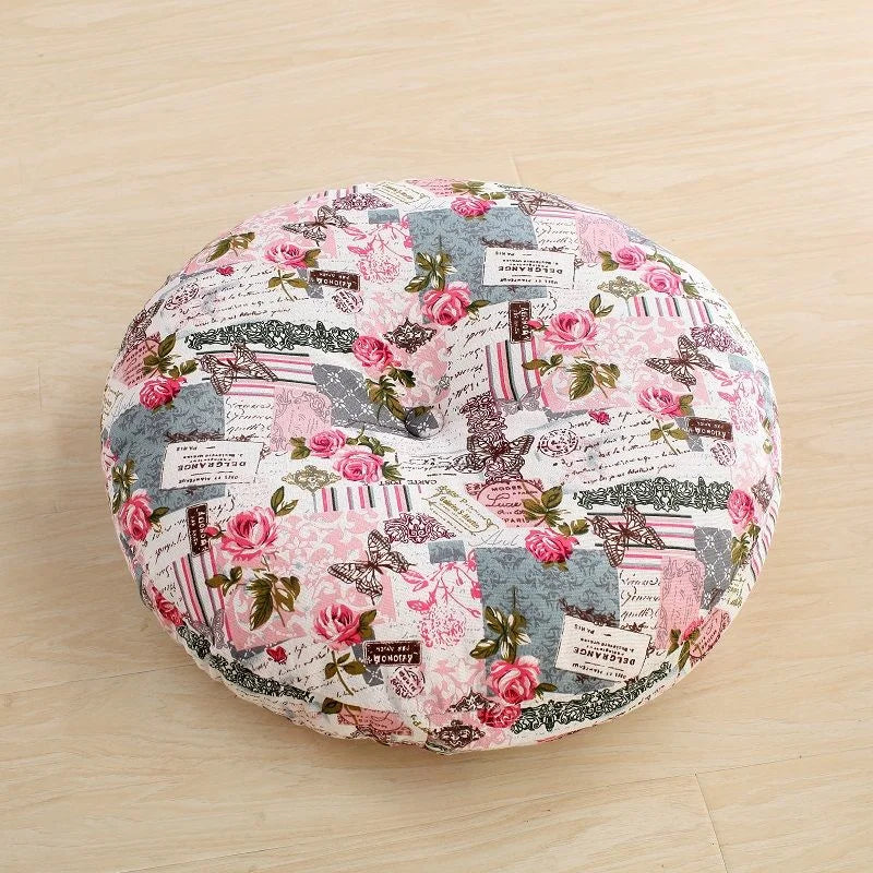 🪷 Linen Futon Floor Cushion 🧘♀️ | Japanese Tatami Round Seat Pad 🌿 | Thickened & Washable 🛋️ | Perfect for Bay Window, Yoga, Meditation & Home Decor ✨