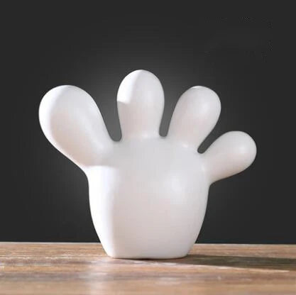 Swan and Deer Ceramic Crafts – Elegant Animal Sculptures for Living Room or Desk Display