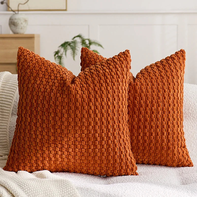 🌟 Corduroy Pillow Cover – Light Luxury & High-End 🛋️ | Modern Waist Pillow for Sofa, Bed & Bedroom Decor 🏡