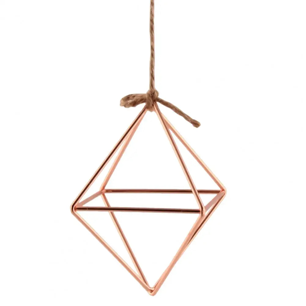🌿 Modern Geometric Metal Air Plant Holder (Hanging or Desktop) ✨