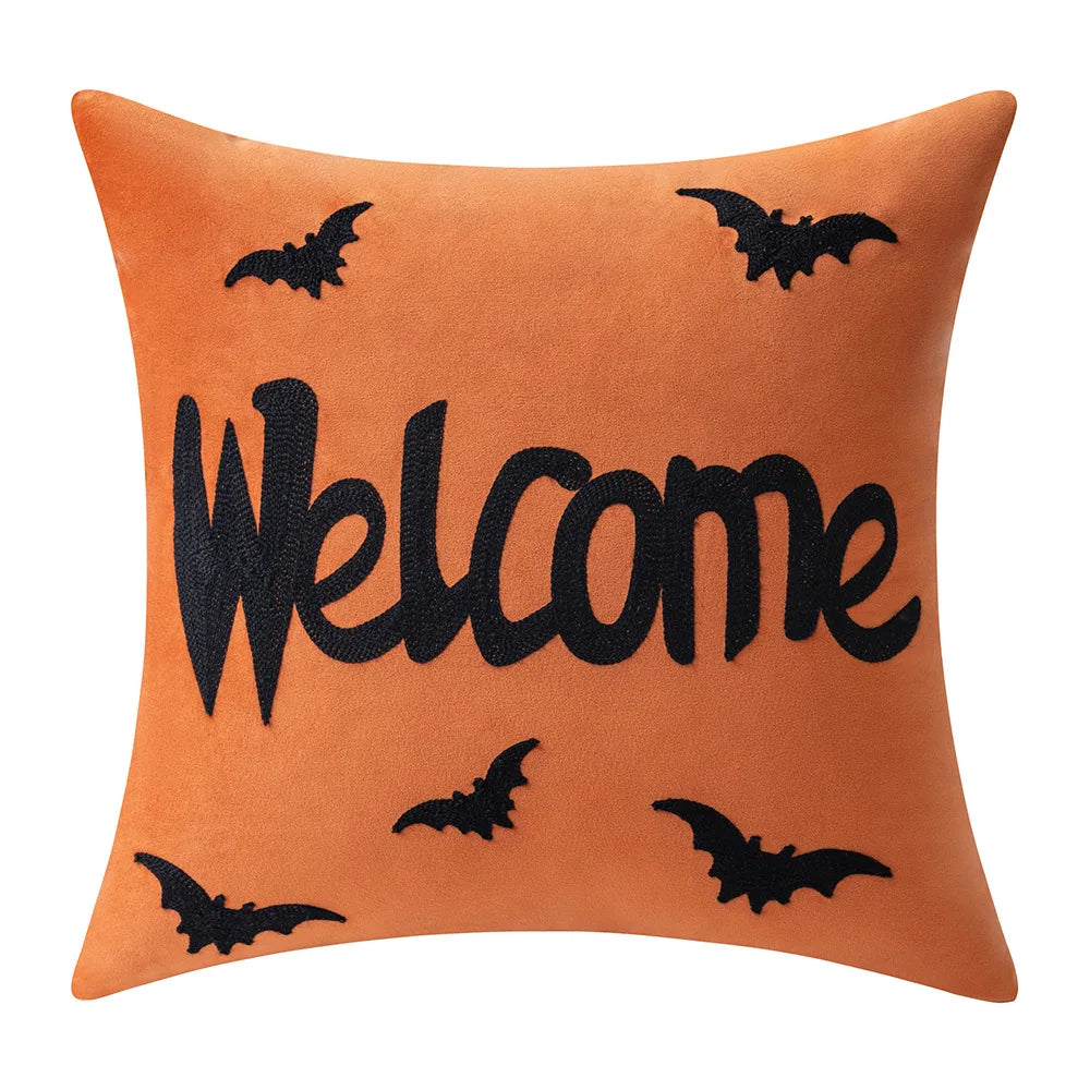 🍂 Autumn Pumpkin & Patchwork Throw Pillow Covers 🧡
