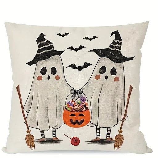 🎃👻 Halloween Magic Throw Pillow Covers 🐈⬛✨