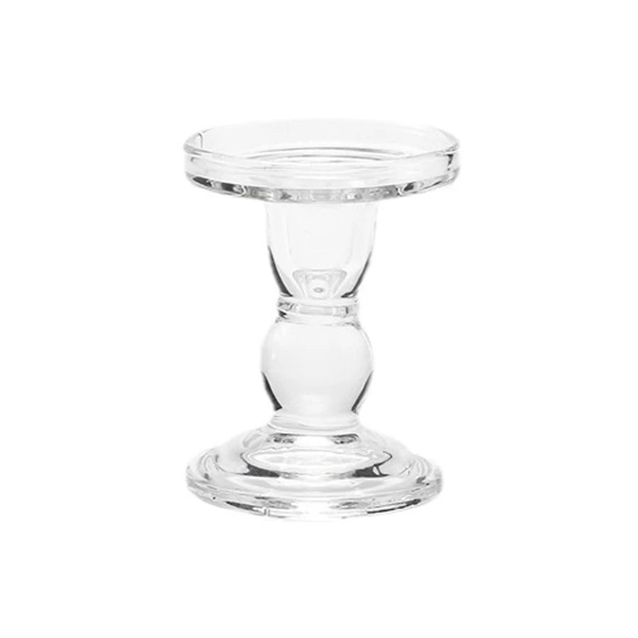 ✨ Crystal Glass Candle Holders 🕯️ | Cone-Shaped Design 💎 | Perfect for Weddings, Dining Tables & Home Decor 🌸