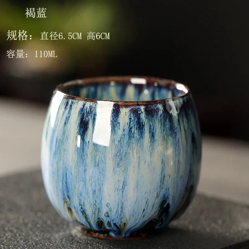 Ceramic Porcelain Tea Cup – Pottery Drinkware, Coffee & Wine Mug, 1Pc Tableware