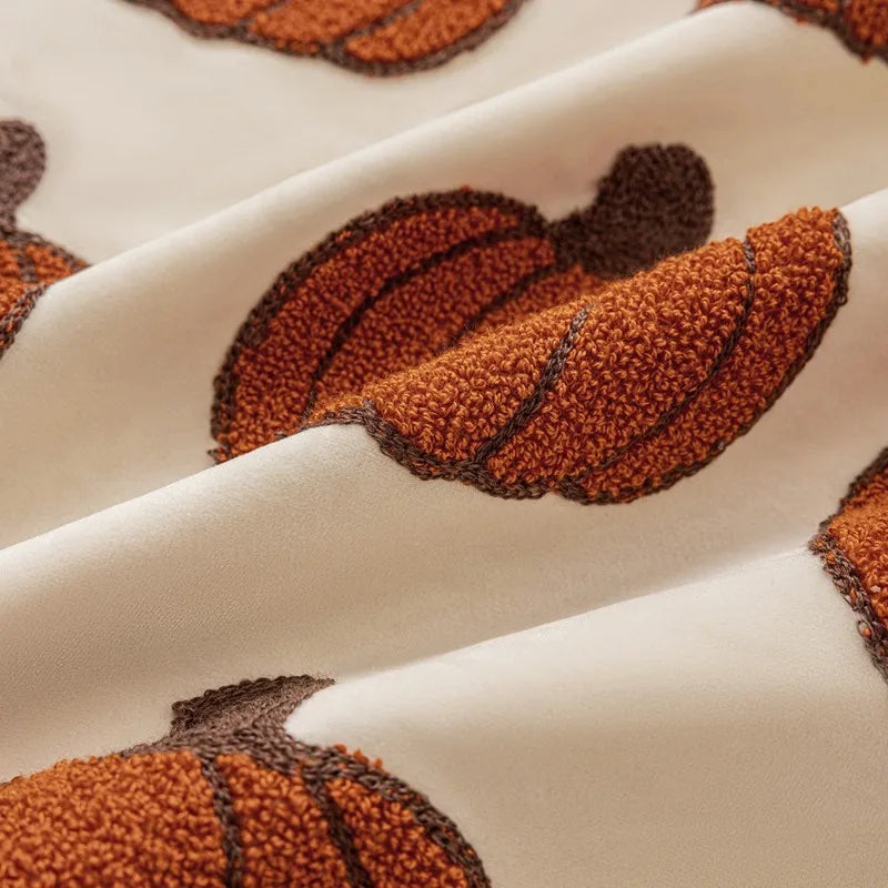 🍂 Autumn Pumpkin & Patchwork Throw Pillow Covers 🧡