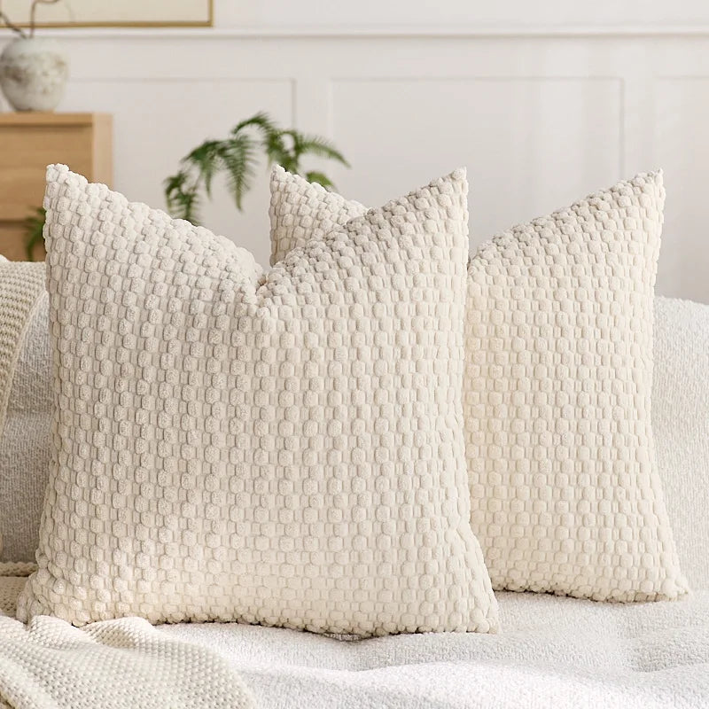 🌟 Corduroy Pillow Cover – Light Luxury & High-End 🛋️ | Modern Waist Pillow for Sofa, Bed & Bedroom Decor 🏡