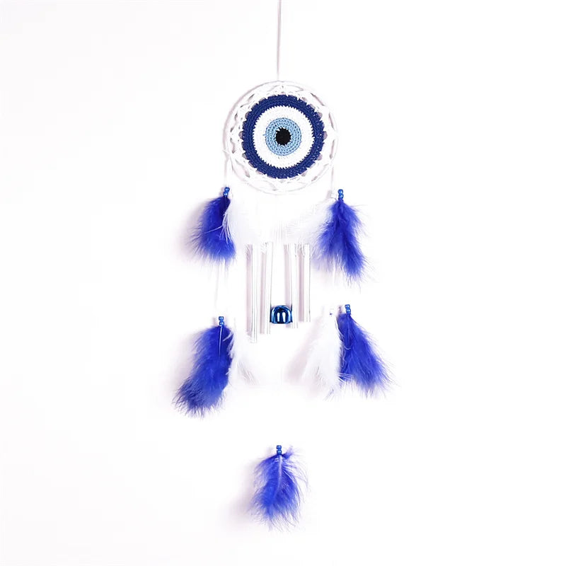 Blue Evil Eye Dreamcatcher Hanging Ornament