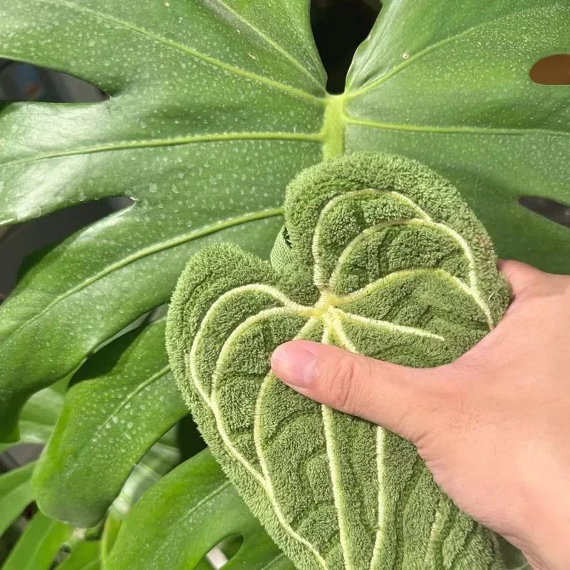 ๐ฟ Leaf Design Towel (Ultra-Absorbent & Quick-Dry) ๐