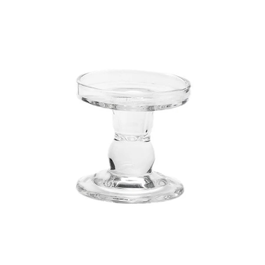 ✨ Crystal Glass Candle Holders 🕯️ | Cone-Shaped Design 💎 | Perfect for Weddings, Dining Tables & Home Decor 🌸