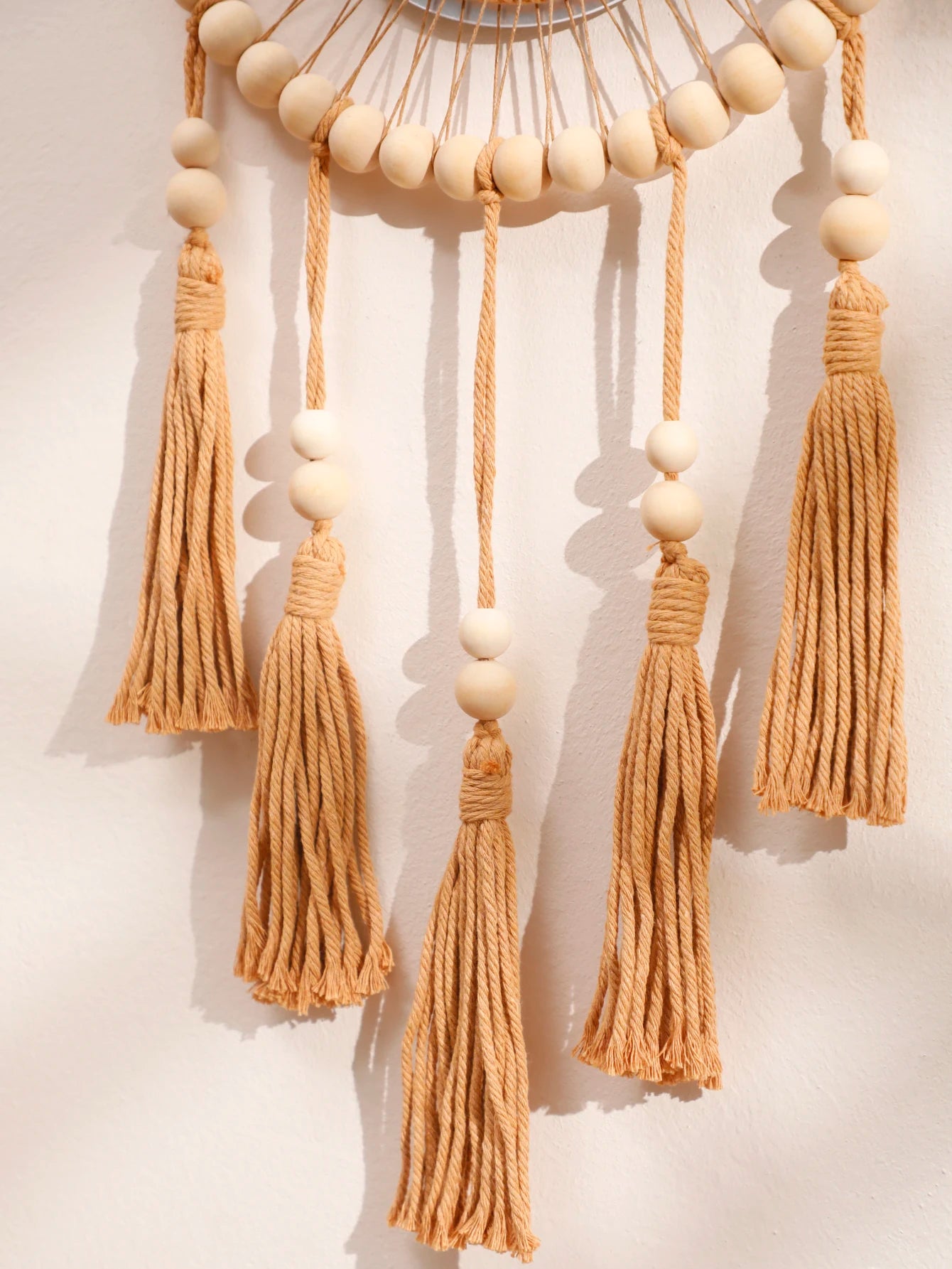 ๐ Boho Dream Catcher Macrame Wall Mirror โจ
