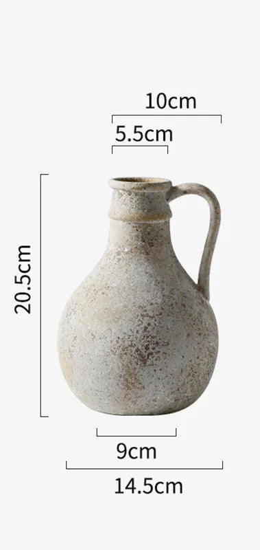 Retro Style Pottery Vase