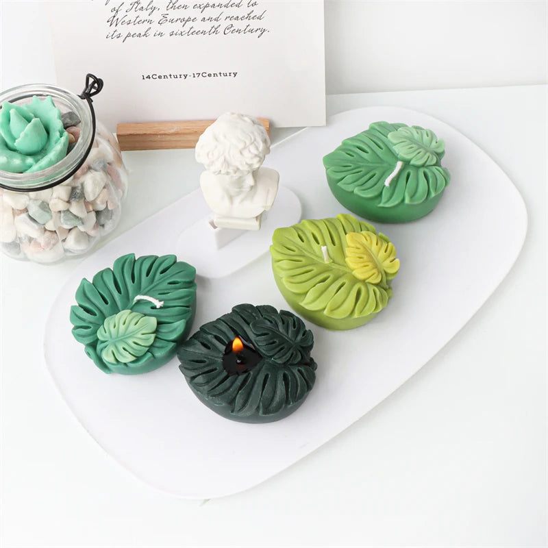 Large Turtle Leaf Silicone Mold – Perfect for Soaps, Aromatherapy & Resin Crafts