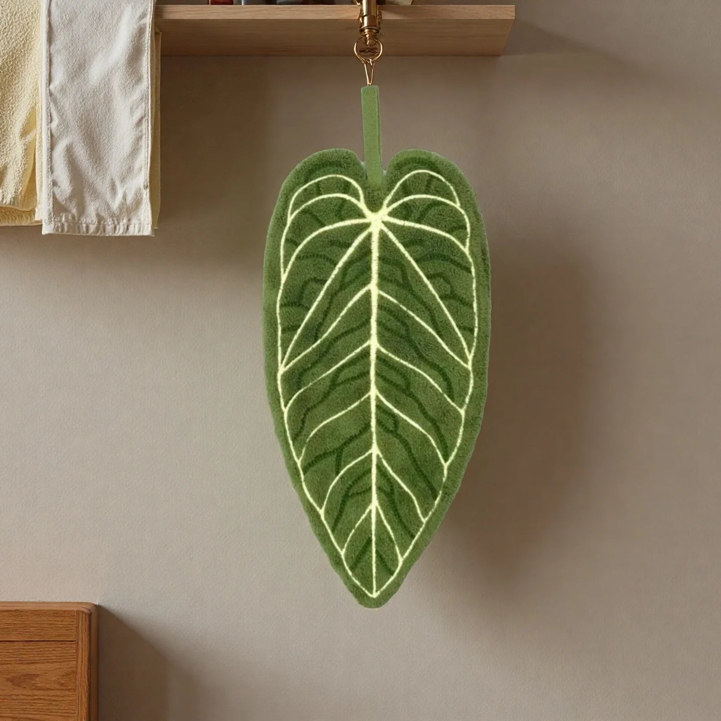 ๐ฟ Leaf Design Towel (Ultra-Absorbent & Quick-Dry) ๐