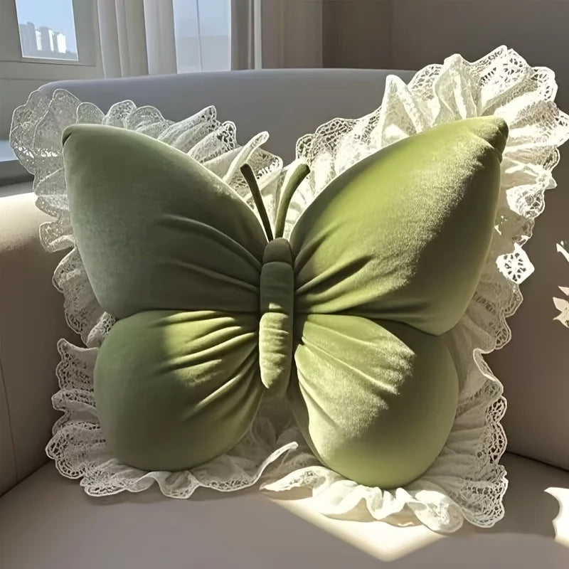Butterfly-Shaped Throw Pillow – Cute Novelty Cushion for Sofa, Bed & Home Decor