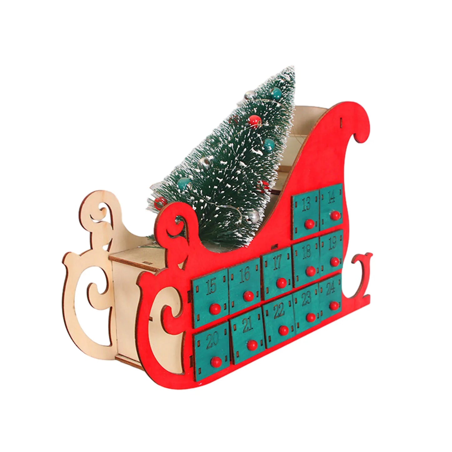 ๐๐
24-Day Wooden Christmas Countdown Calendar with Tree โ Wear-Resistant Craft Model for Women, Men & Kids โจ๐