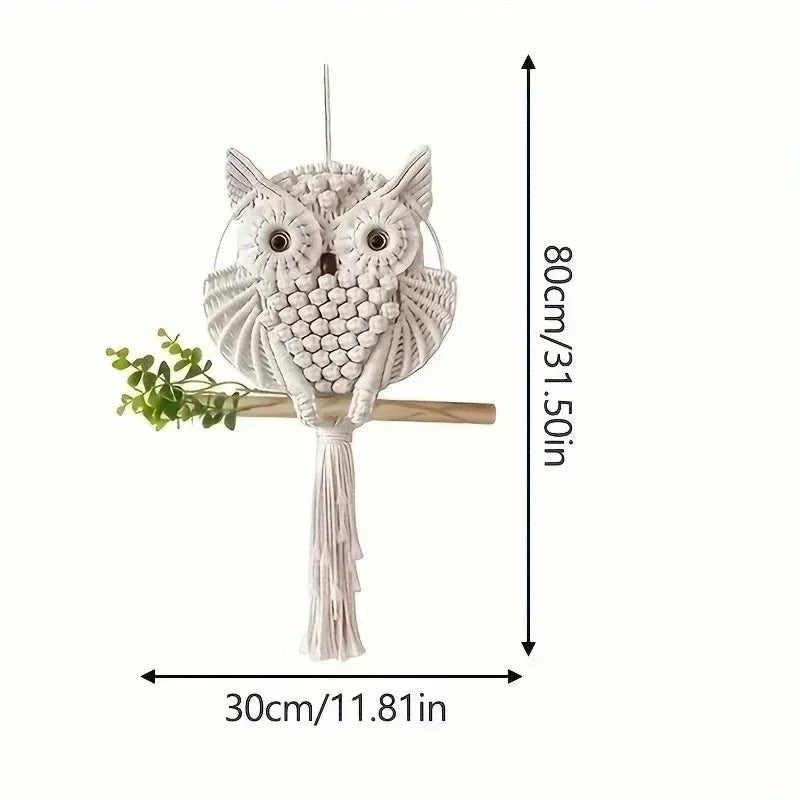Macrame Owl Hanging Ornament