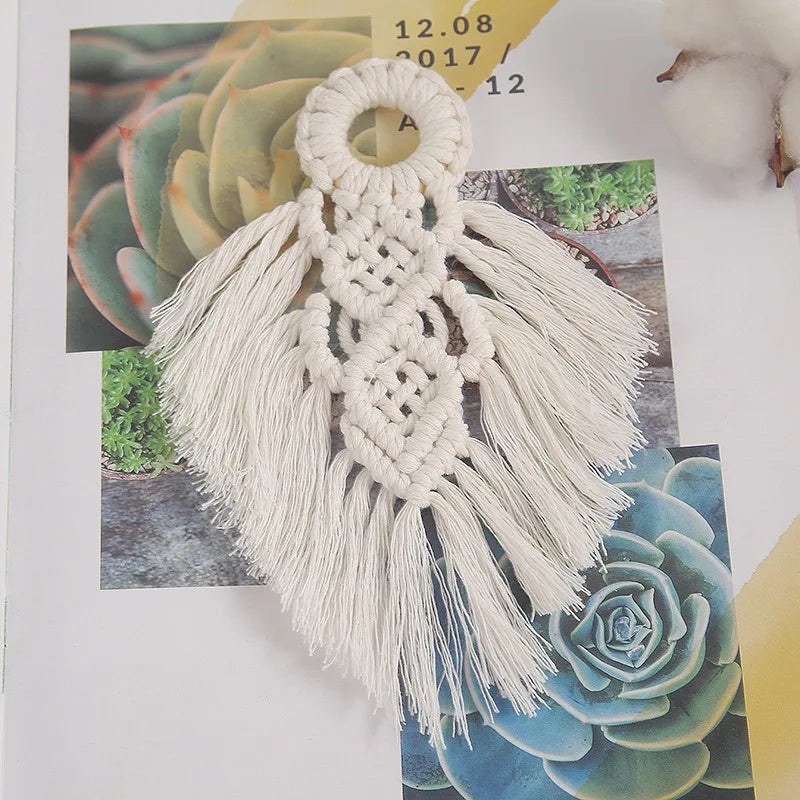 🌿 Handwoven Macramé Wall Tapestry & Door Handle Hanging ✨