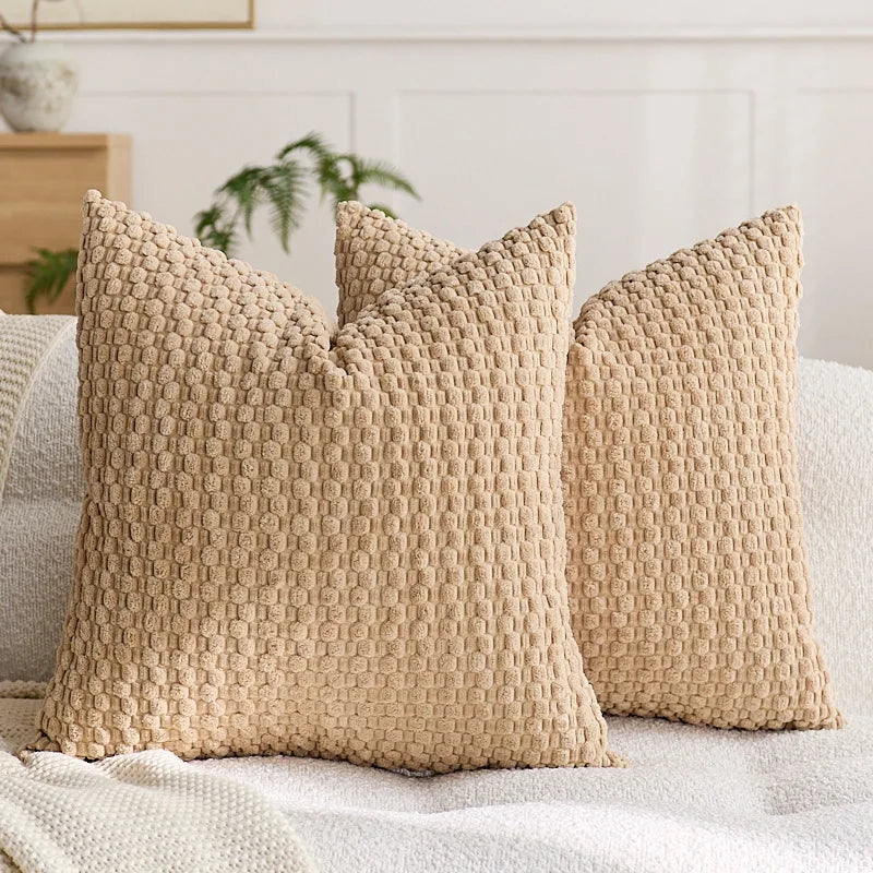 🌟 Corduroy Pillow Cover – Light Luxury & High-End 🛋️ | Modern Waist Pillow for Sofa, Bed & Bedroom Decor 🏡