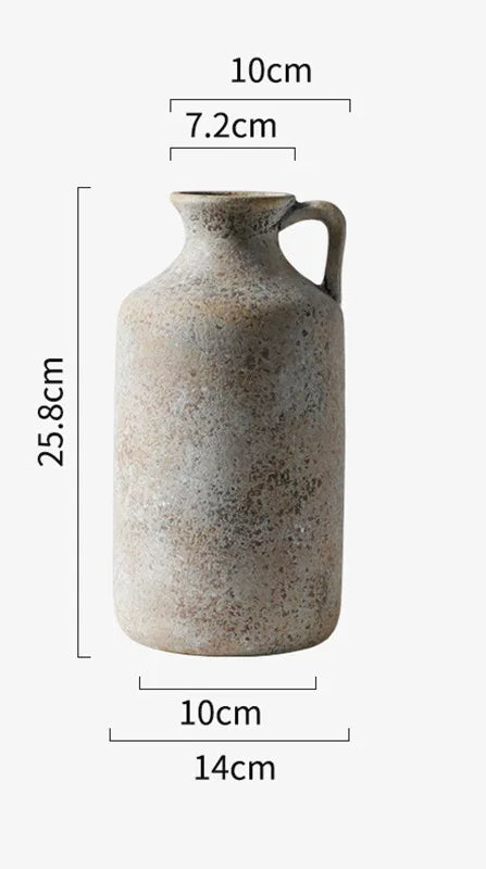 Retro Style Pottery Vase