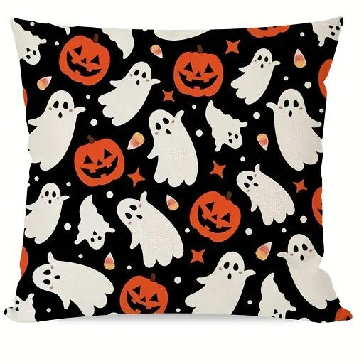 🎃👻 Halloween Magic Throw Pillow Covers 🐈⬛✨
