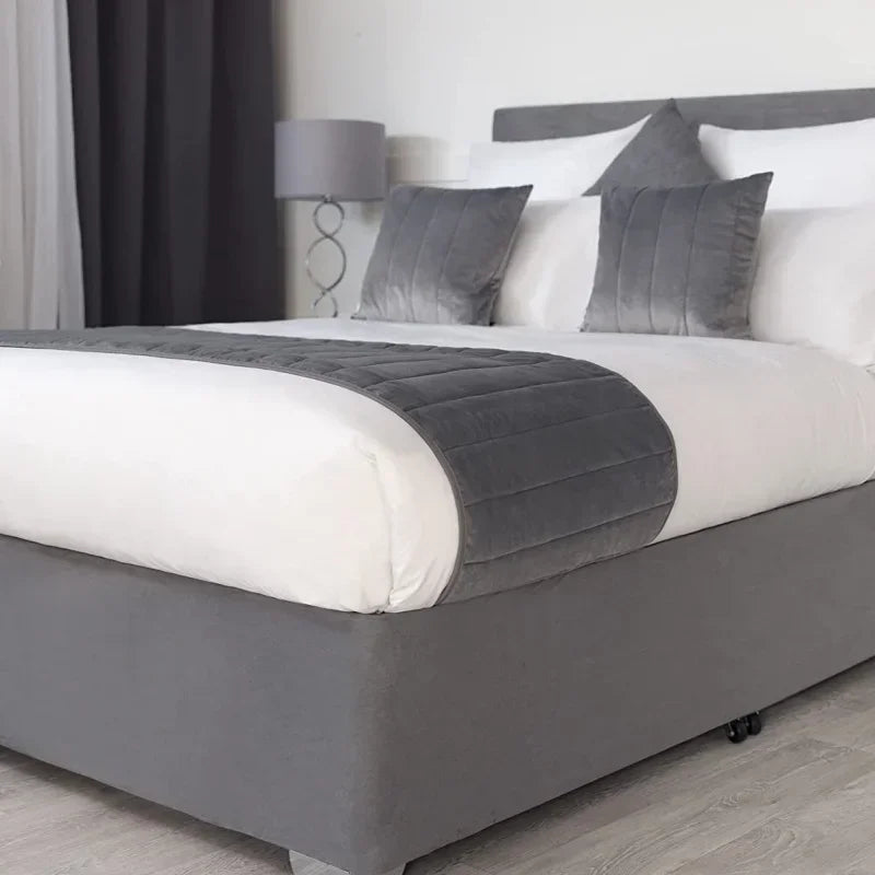 💎 Luxury Crushed Velvet Bed Base Wrap ✨