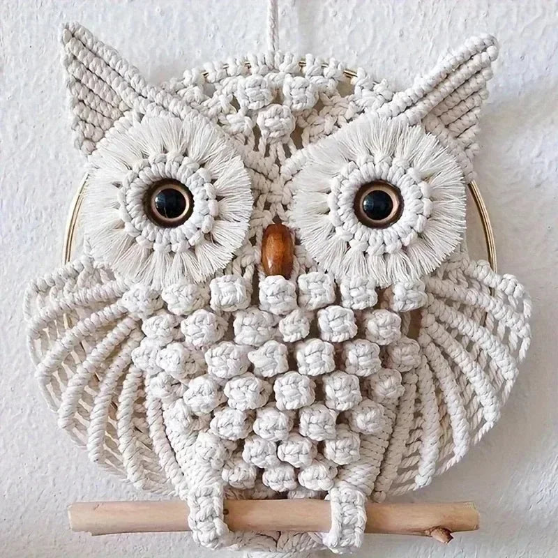 Macrame Owl Hanging Ornament