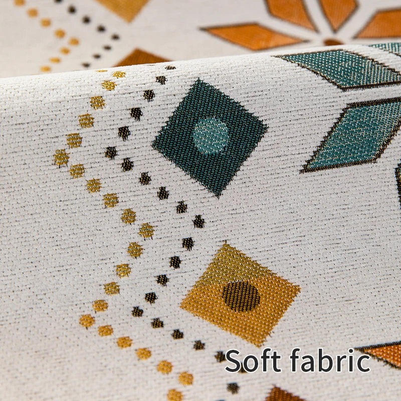 🛋️ Modern Geometric Sofa Mats – Anti-Slip, Machine Washable, Perfect for Spring & Summer