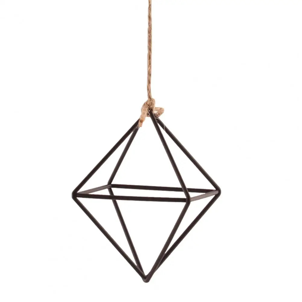 🌿 Modern Geometric Metal Air Plant Holder (Hanging or Desktop) ✨