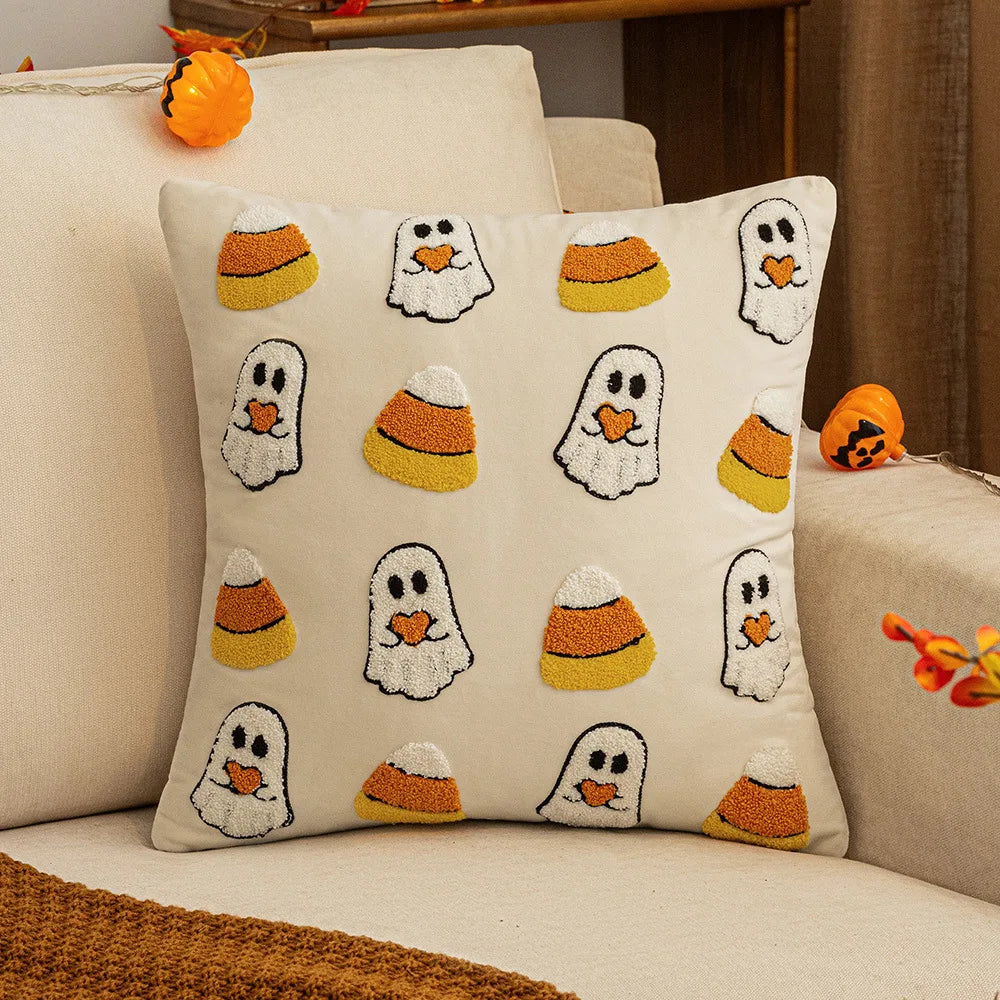 🍂 Autumn Pumpkin & Patchwork Throw Pillow Covers 🧡