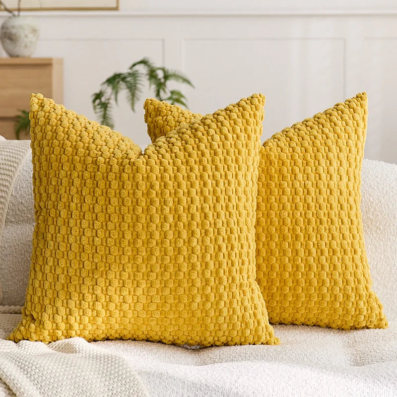 🌟 Corduroy Pillow Cover – Light Luxury & High-End 🛋️ | Modern Waist Pillow for Sofa, Bed & Bedroom Decor 🏡