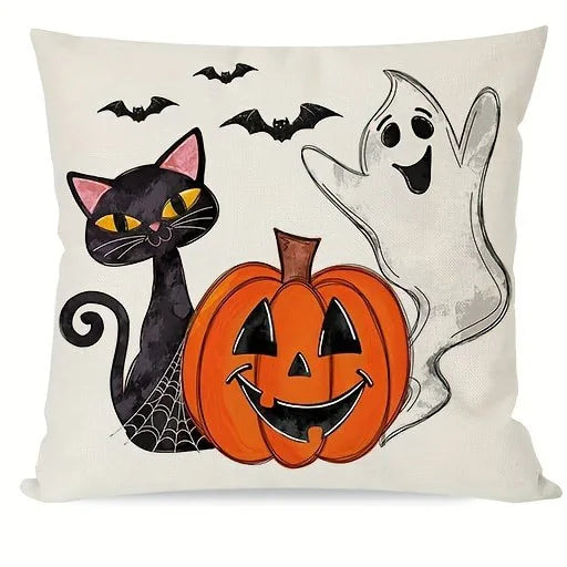 🎃👻 Halloween Magic Throw Pillow Covers 🐈⬛✨