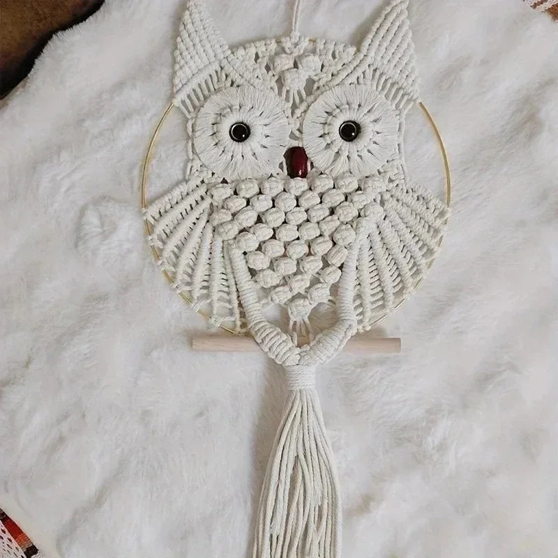 Macrame Owl Hanging Ornament