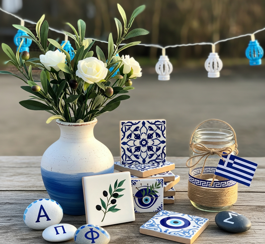 🌿 DIY Decoration Ideas Inspired by Greece
