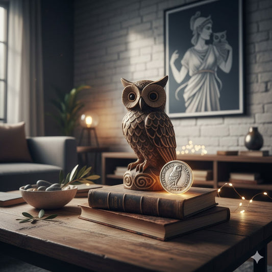 The Wisdom of Athena: The Ancient Symbolism of the Owl in Your Space 🏛️🦉