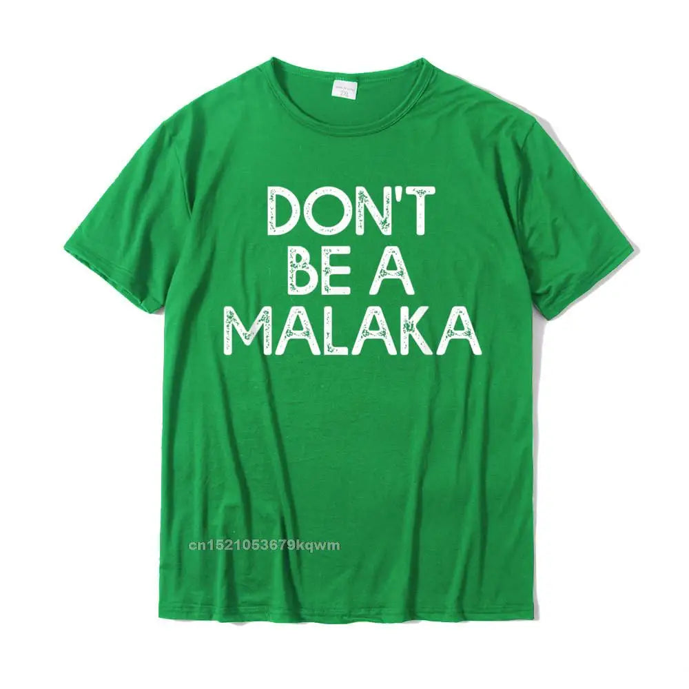 Greek Quote T-Shirt – “Don’t Be a Malaka” Funny Gift for Men