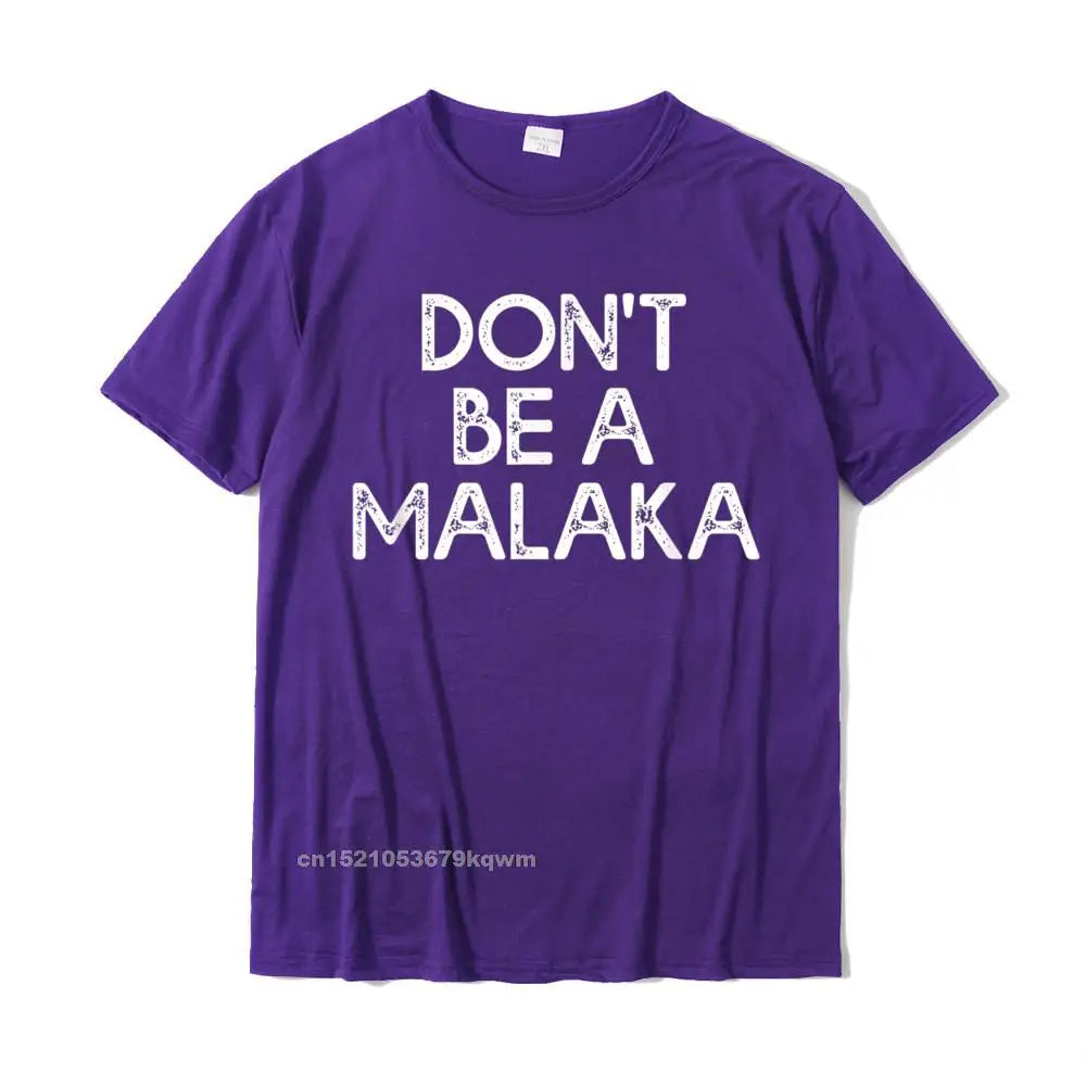 Greek Quote T-Shirt – “Don’t Be a Malaka” Funny Gift for Men