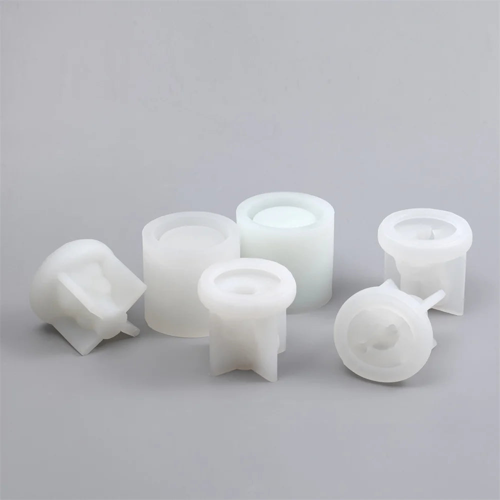DIY Greek Sculpture Candle Jar Mold – Silicone Mold with Lid for Home Decor Candle Containers