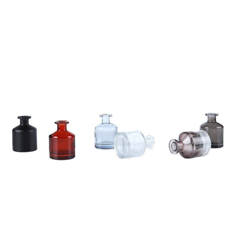 Glass Essential Oil Diffuser Bottle – 1psc 50ml Refillable Reed Diffuser for Home, Office, or Party Favors