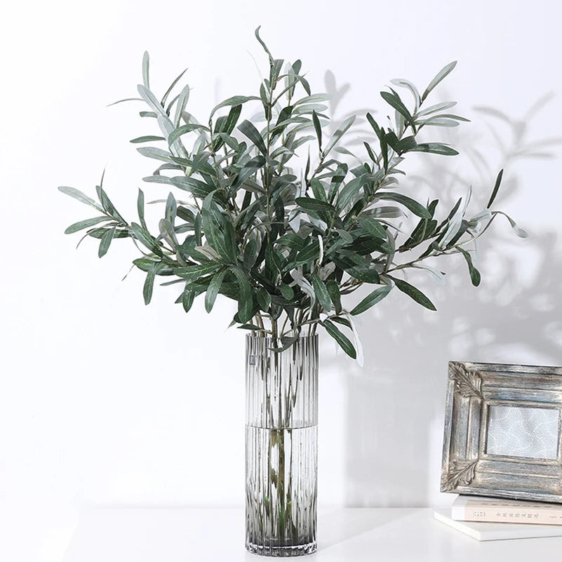 Decorative Artificial Olive Leaf Branches – Greenery for Weddings, Events & Photos