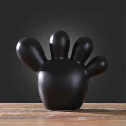 Swan and Deer Ceramic Crafts – Elegant Animal Sculptures for Living Room or Desk Display