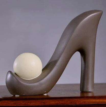 Swan and Deer Ceramic Crafts – Elegant Animal Sculptures for Living Room or Desk Display