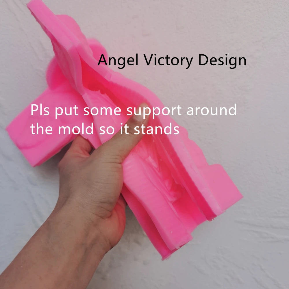 DIY Wax Mold – Winged Victory of Samothrace Greek Angel Statue Silicone Mold
