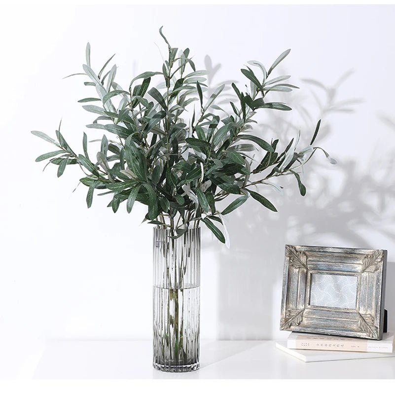 Decorative Artificial Olive Leaf Branches – Greenery for Weddings, Events & Photos