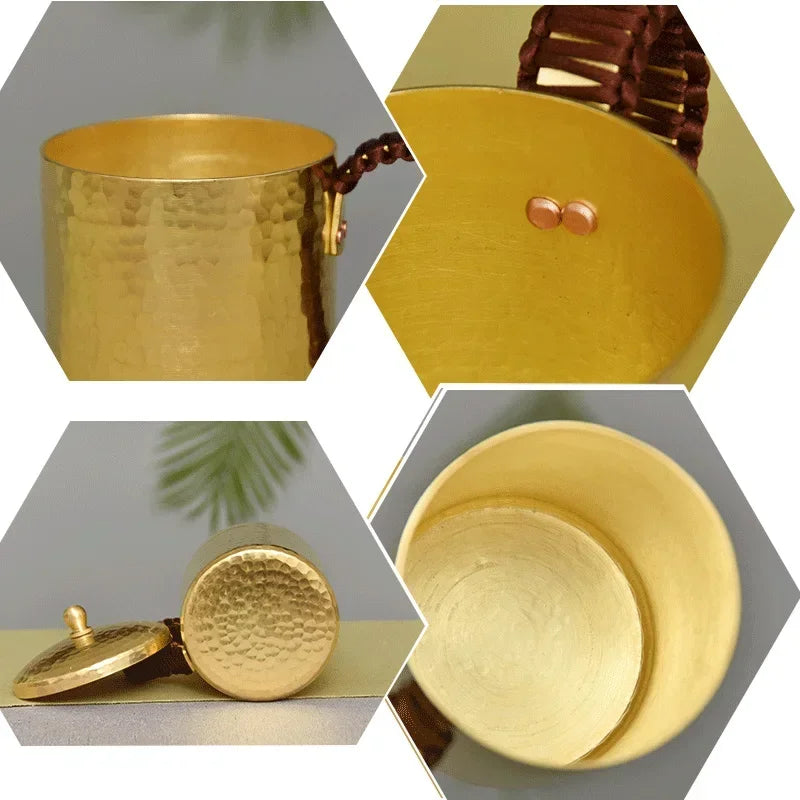 Premium Mule Mug – 100% Handcrafted Pure Copper & Solid Brass with Hammered Finish