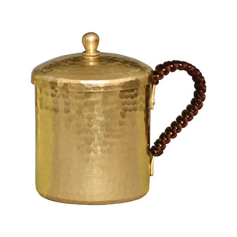 Premium Mule Mug – 100% Handcrafted Pure Copper & Solid Brass with Hammered Finish