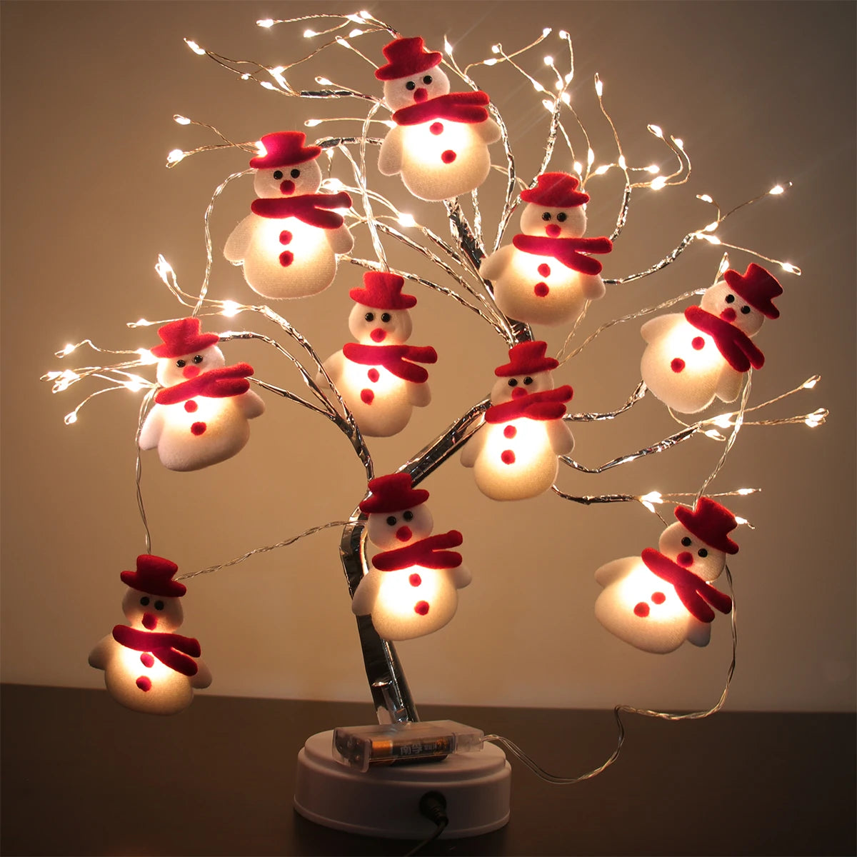 Santa Claus LED Garland String Lights 💡 | Festive Merry Christmas & Tree Decor for Home 2025 | New Year Gift Idea ✨
