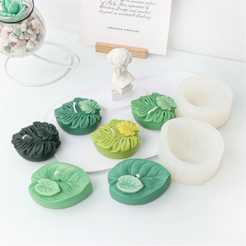 Large Turtle Leaf Silicone Mold – Perfect for Soaps, Aromatherapy & Resin Crafts