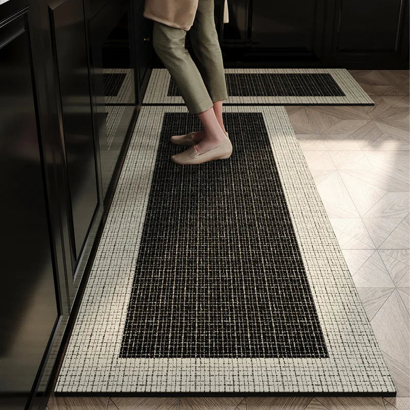 Kitchen Floor Rug – Anti-Slip, Oil-Proof, Water-Absorbing & Dirt-Resistant Waterproof Door Mat for Home