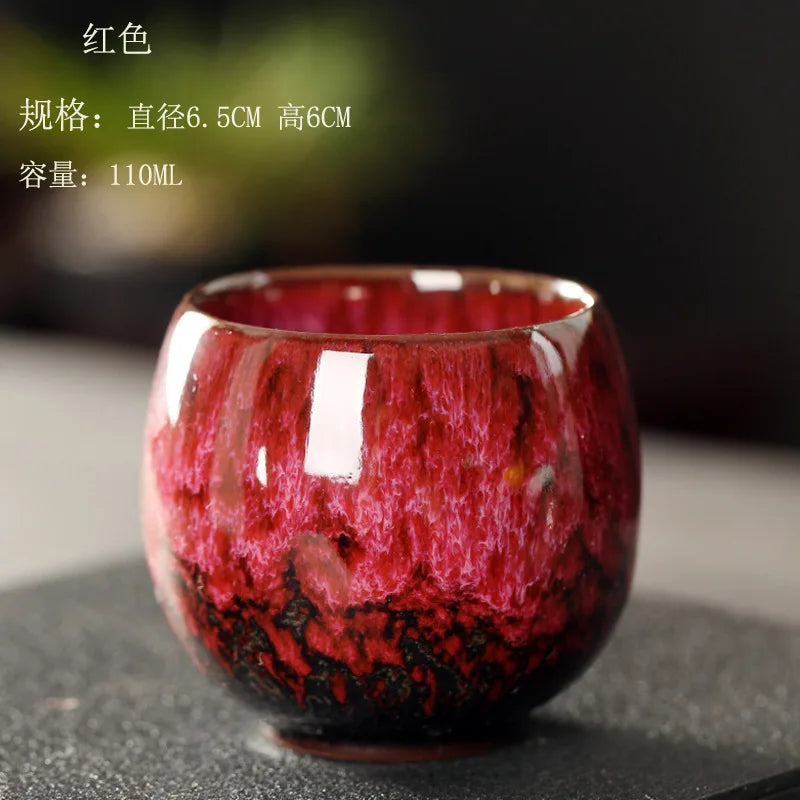 Ceramic Porcelain Tea Cup – Pottery Drinkware, Coffee & Wine Mug, 1Pc Tableware