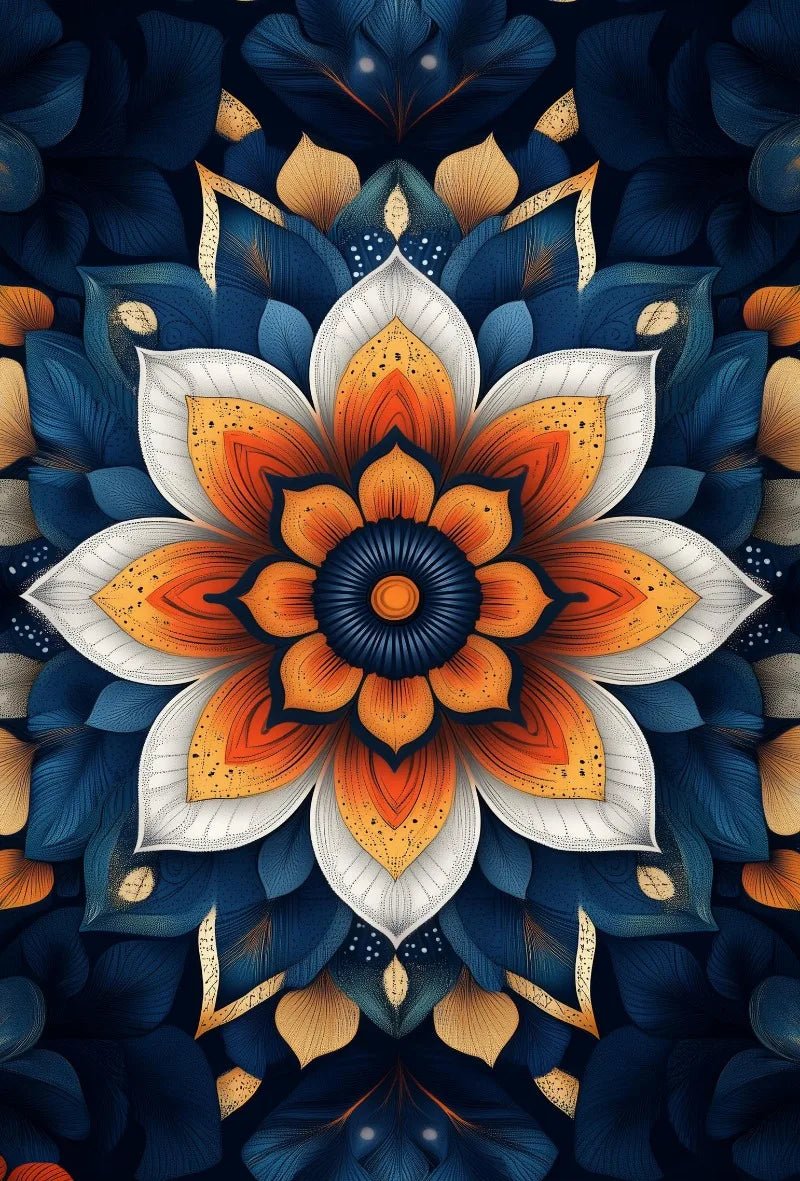 Mystical Sacred Geometry Canvas – Spiritual Wall Art Poster for Home Decor